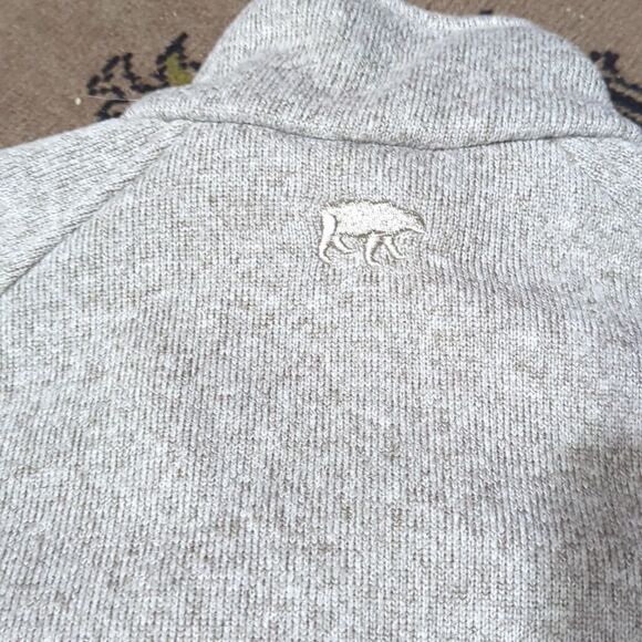 Women’s Polar King Zip Up Fitted Sweater Jacket Size Large Fleece Lined - Picture 8 of 8